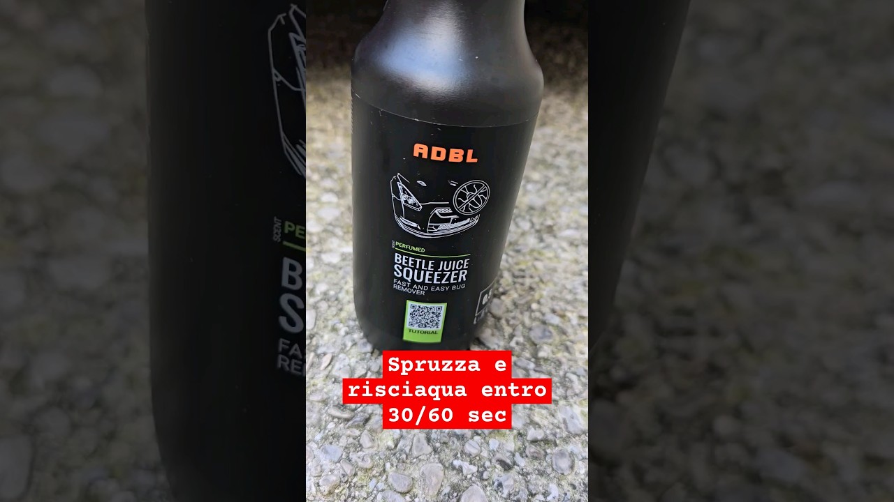 ADBL BEETLE JUICE SQUEEZER. RIMUOVO INSETTI SU TESLA. La mia routine di lavaggio in meno di 60 sec