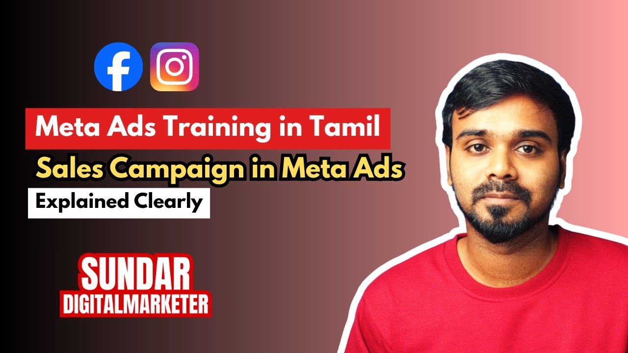Обучение работе с Meta Ads на тамильском языке | Создание продающих кампаний в Meta Ads | 🔥 Практ...