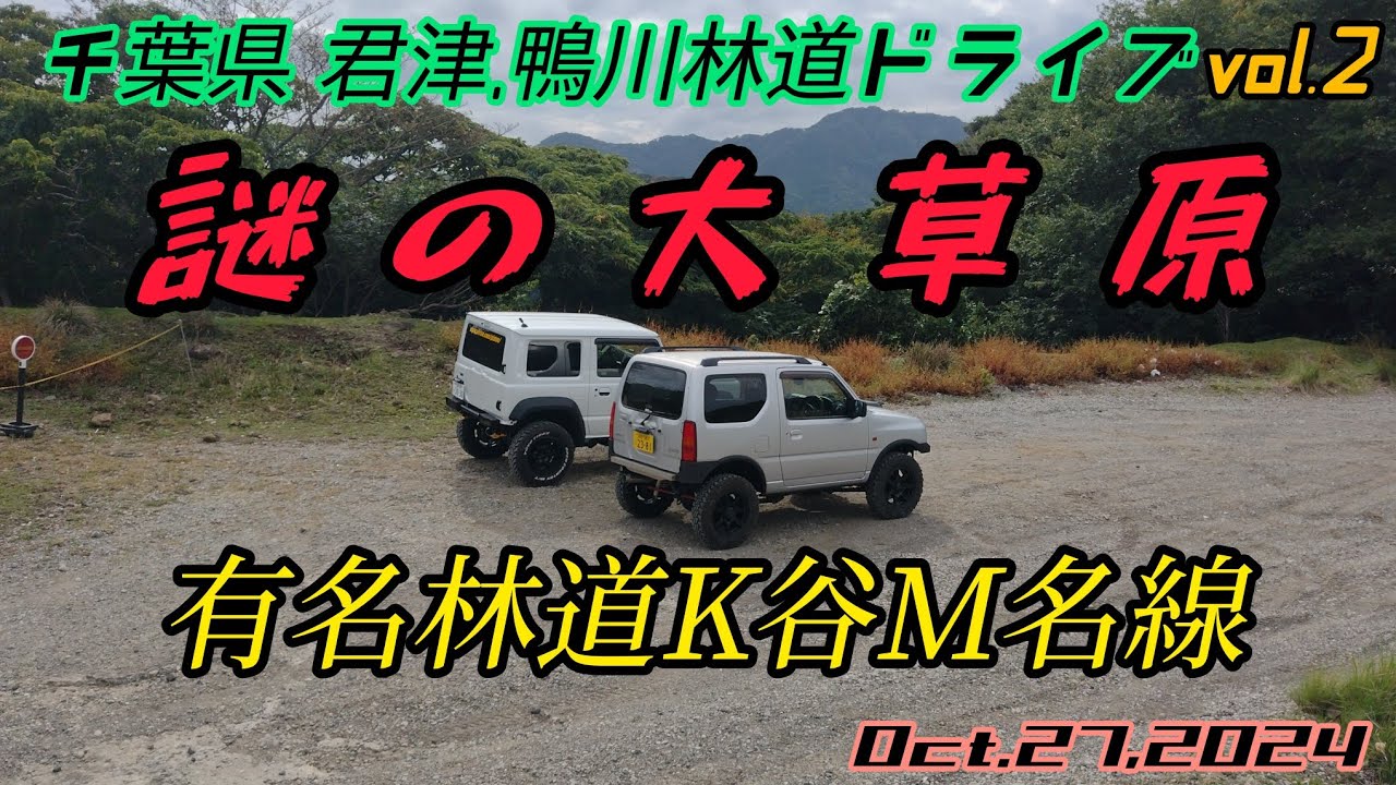 千葉 林道金谷元名線 謎の大草原サバンナ【君津鴨川林道ドライブVol.2】千葉林道散策2024.10.27 #千葉林道 #千葉県林道 #林道金谷元名線 #金谷元名線 #金谷元名林道