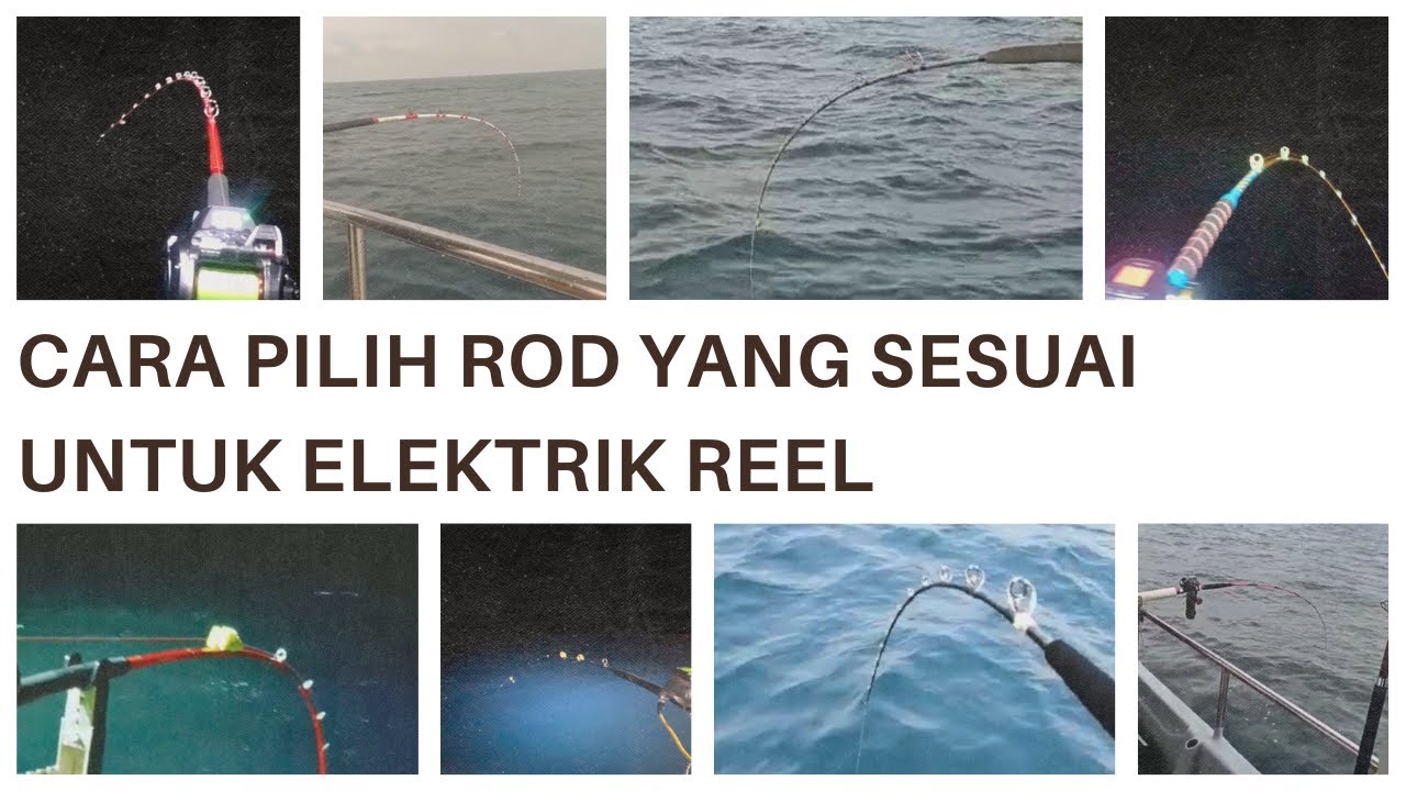 Cara pilih rod yang sesuai untuk elektrik reel