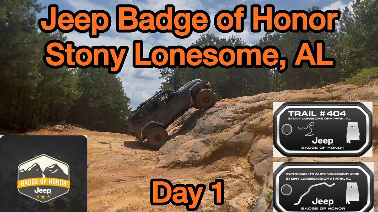 Stony Lonesome  Alabama - Switchback and Trail 404 Jeep Badge of Honor - Rubicon 392