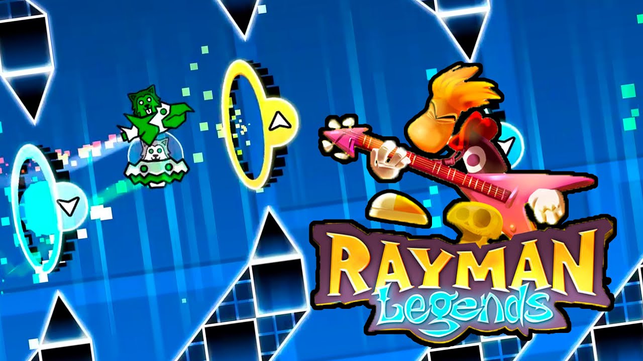 Geometry dash | Grannies world tour full layout by me (from Rayman Legends)
