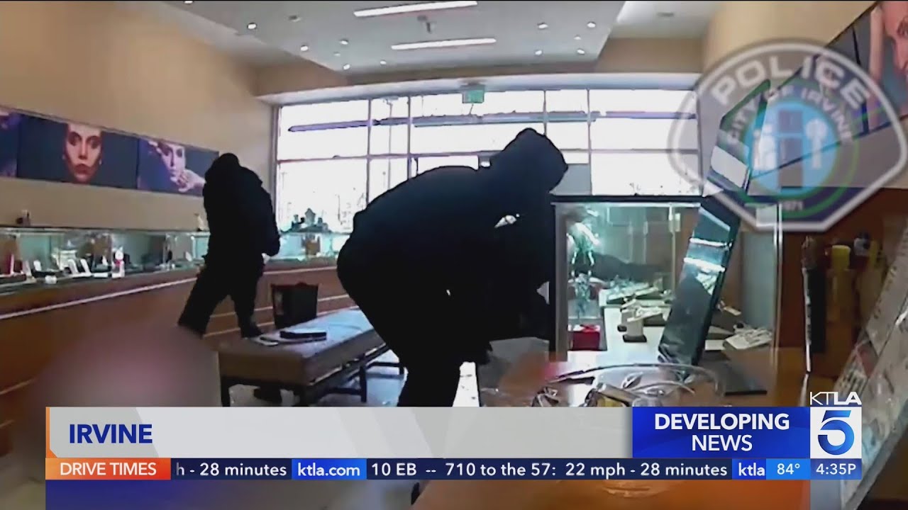 O.C. mash-and-grab robbery caught on video