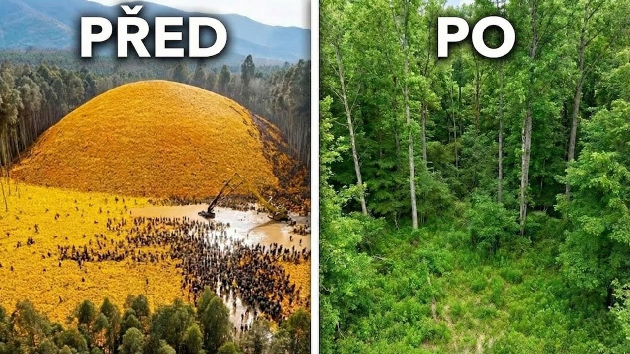 Vysypali do lesa 12 000 tun pomerančových slupek… po 20 letech výsledek šokoval