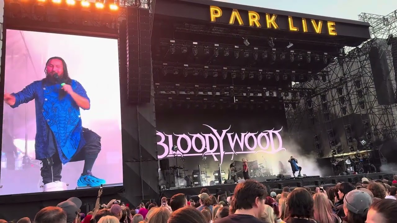 Park Live выступление группы BLOODYWOOD 2025 год . 