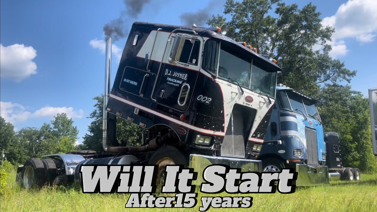 1987 Peterbilt 362 3406B 425 CAT WILL IT START After 15 Years In The Junk Yard