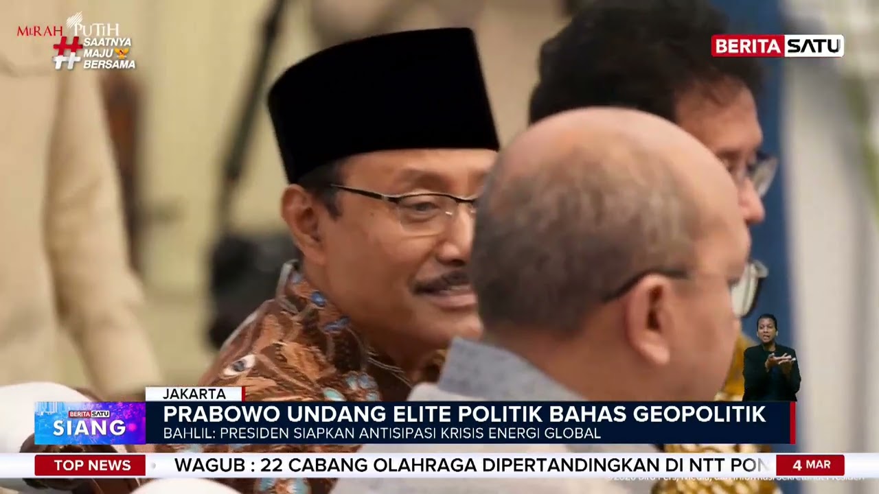 Undang Tokoh Nasional, Prabowo Fokus Konsolidasi Politik dan Geopolitik #beritasatu