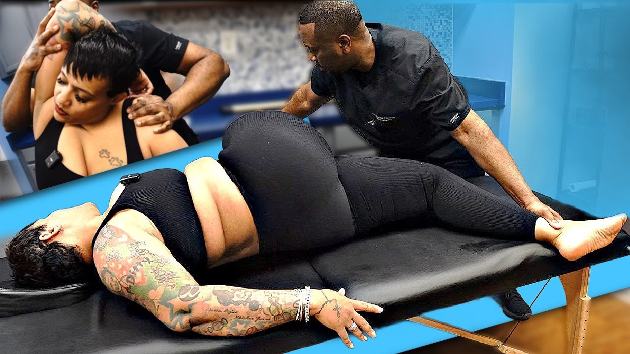 She's been waiting a long time to see the CHIROPRACTOR!
