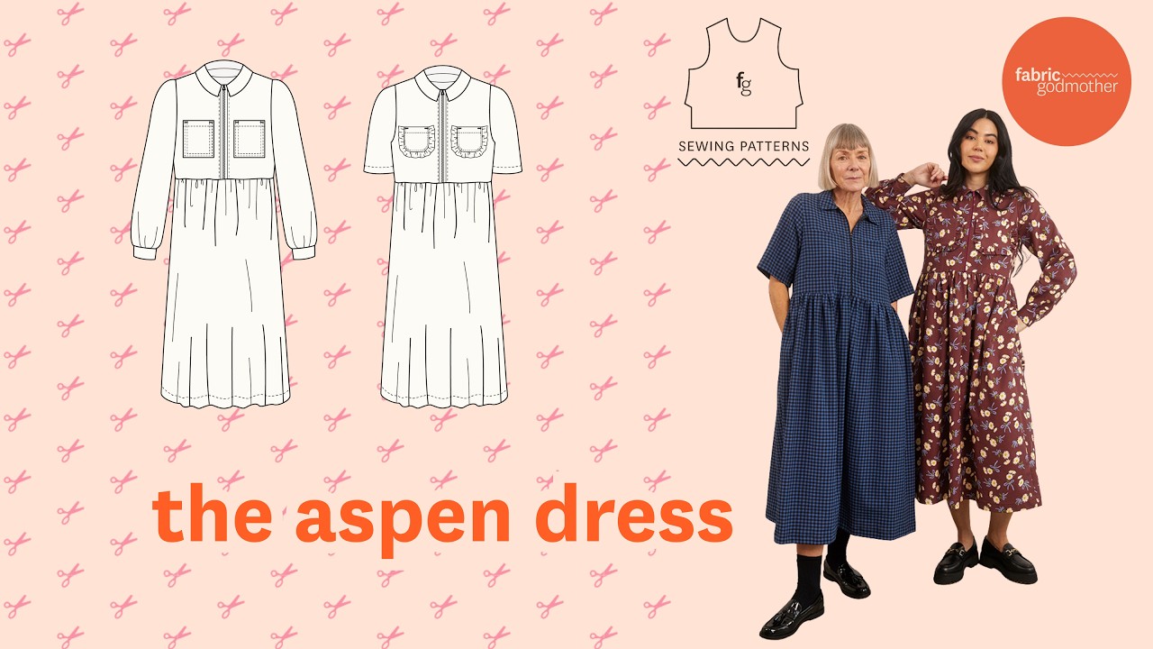 The Aspen Dress from fabric Godmother