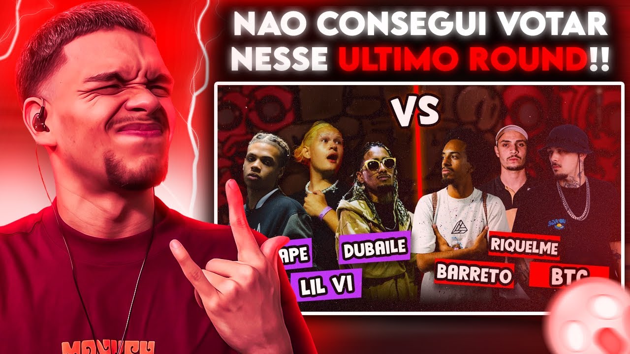 (RIMA DE VERDADE!!!🔥) JOTAPE, LIL VI e DUBAILE x BARRETO, BTC e RIQUELME | FINAL NORTE - [REACT]