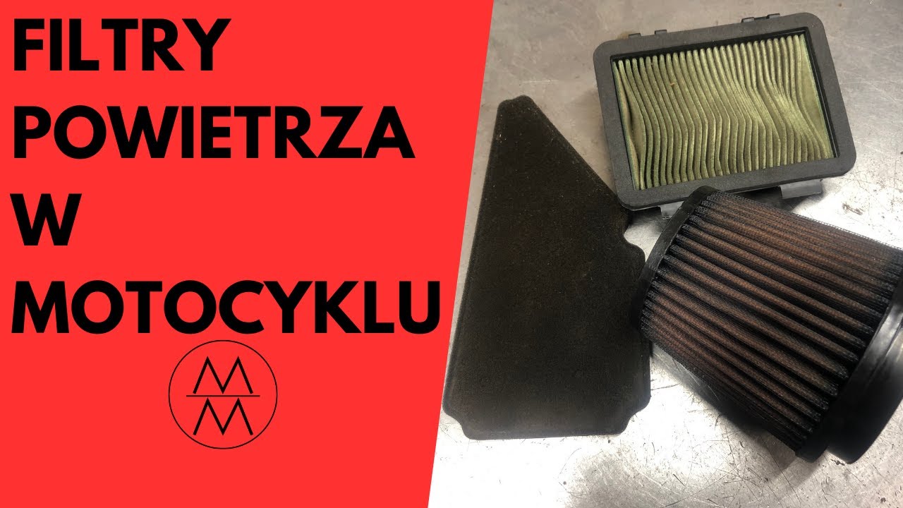 Filtr powietrza w motocyklu
