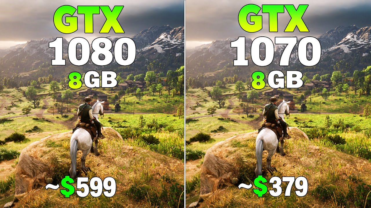 GTX 1080 vs GTX 1070 - Test in 8 Games