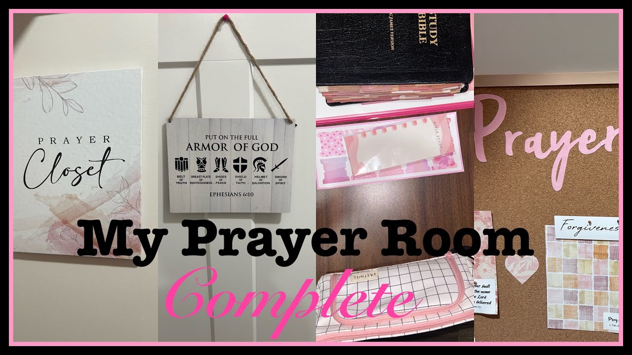 PRAYER Closet | Prayer Room DESIGN | WAR Room TOUR | DESIGNING a PEAYER CLOSET | HOW TO
