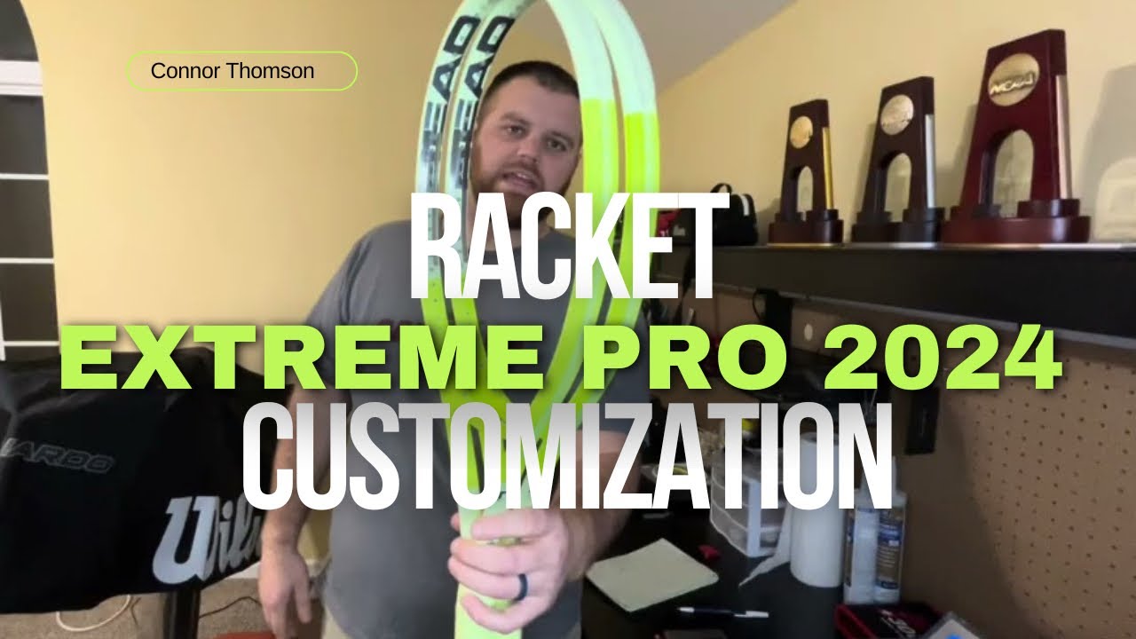 Head Extreme Pro 2024 Customization | College Tennis | Master Racket Technician