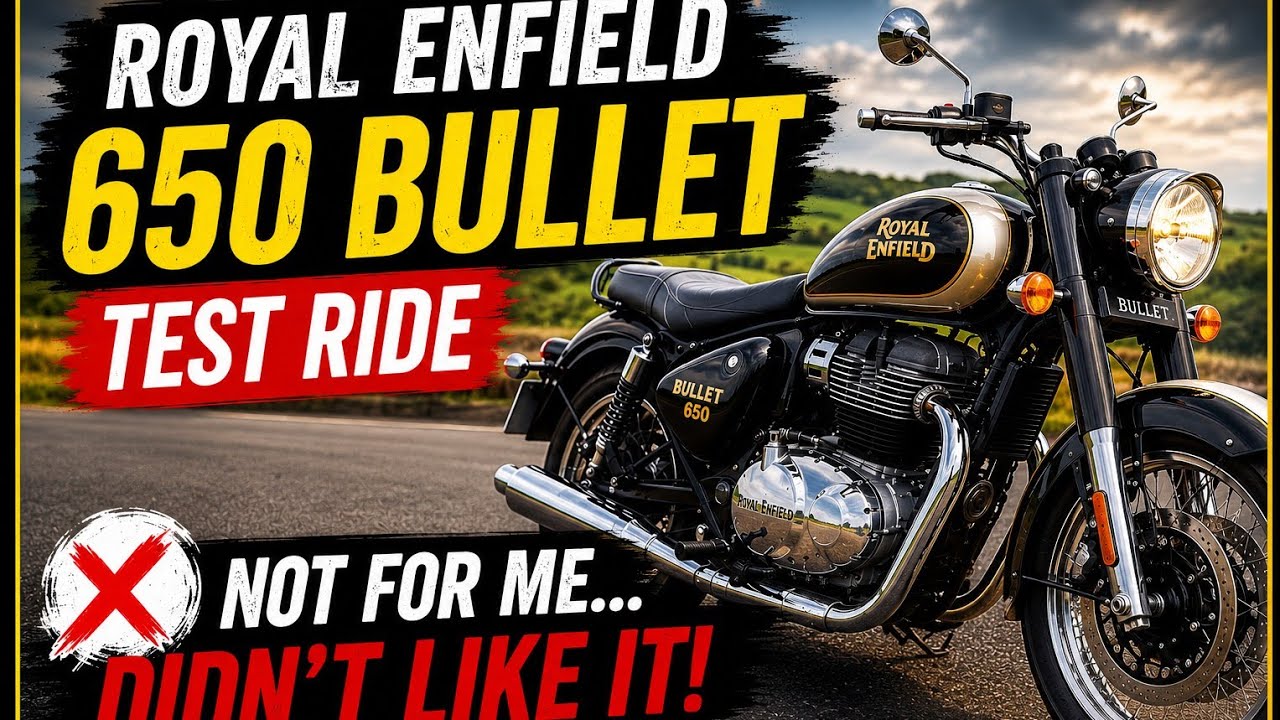 Тест-драйв Royal Enfield Classic 650 Bullet: мне СОВСЕМ не понравился Royal Enfield Bullet 650! 😳