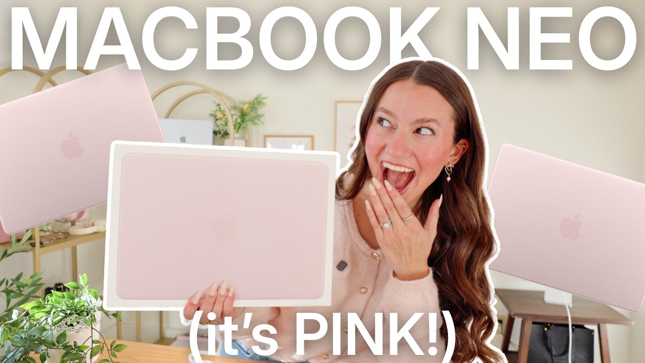 blush macbook neo unboxing + review (from an average person) 🩷 *i am so impressed??*