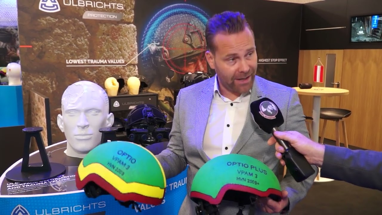 DSEI 2023 Ulbrichts from Austria Showcases Advanced Combat Helmets at Defense Exhibition in London