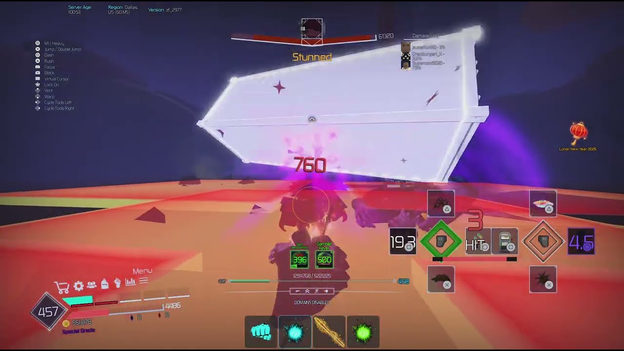 LUNAR CURSE NIAN BOSSFIGHT Roblox Jujutsu Infinite 