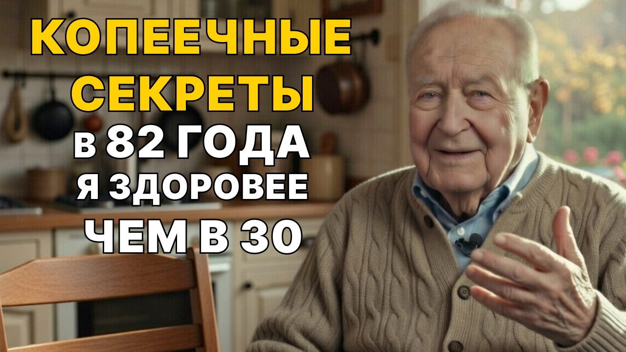 Как я ПЕРЕСТАЛ КОРМИТЬ АПТЕКИ: В 82 я здоровее, чем в 30. Мои копеечные секреты