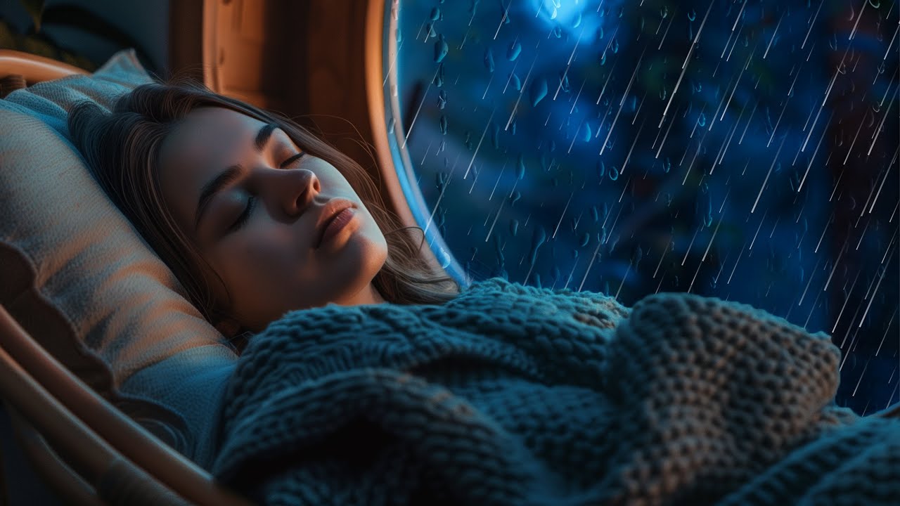 Stop Overthinking Tonight with Gentle Cabin Rain by the Window - 10 hr Rain