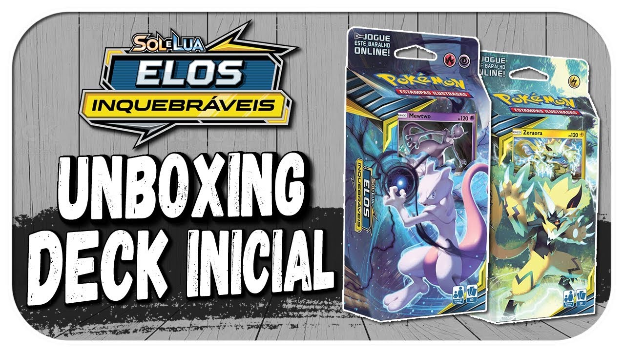 UNBOXING Decks Iniciais SM10 Elos Inquebráveis - Pokémon TCG