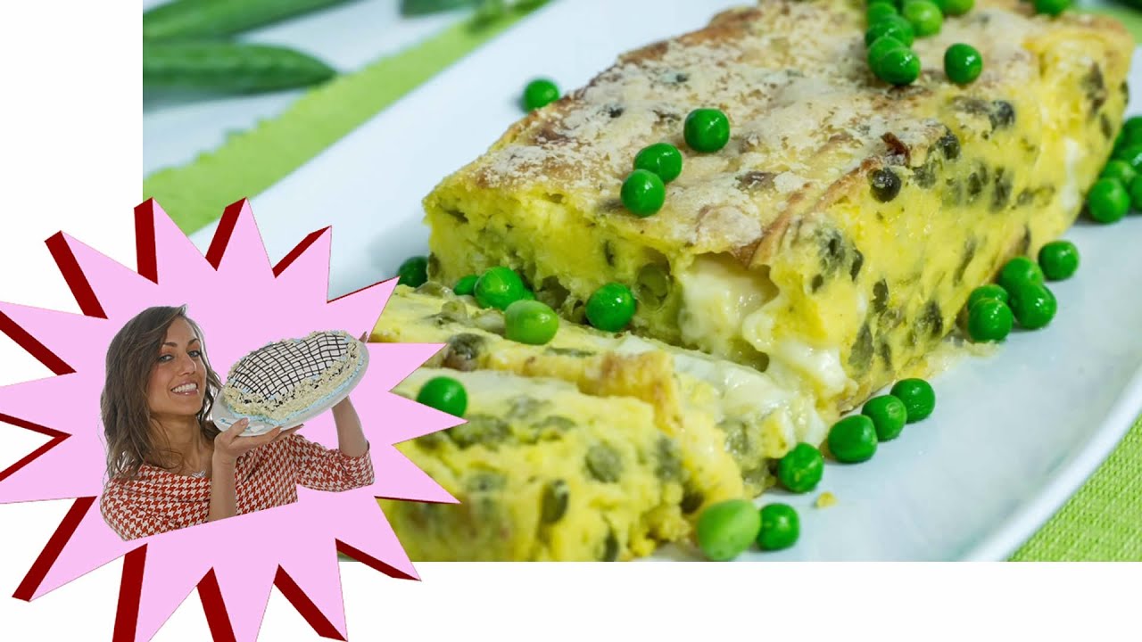 Tortino di Piselli - Torta di Piselli Senza Glutine