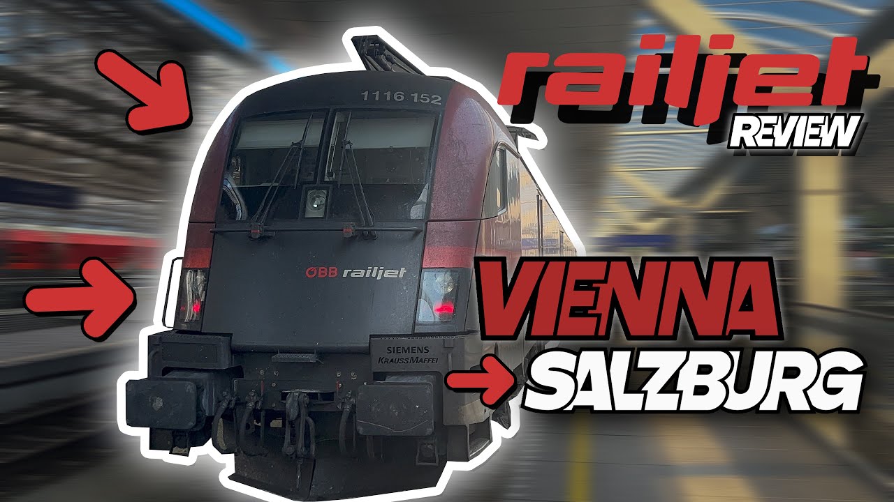 RJ640 // Vienna to Salzburg by Railjet // Scenic Ride, Hidden Tunnels & Comfort Test!