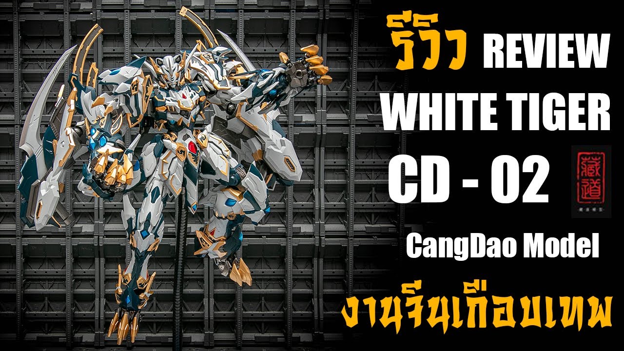 รีวิว CangDao Model CD - 02 White Tiger 1/72 เสือขาวงานจีนคุณภาพเกือบเทพ Review By Toytrick