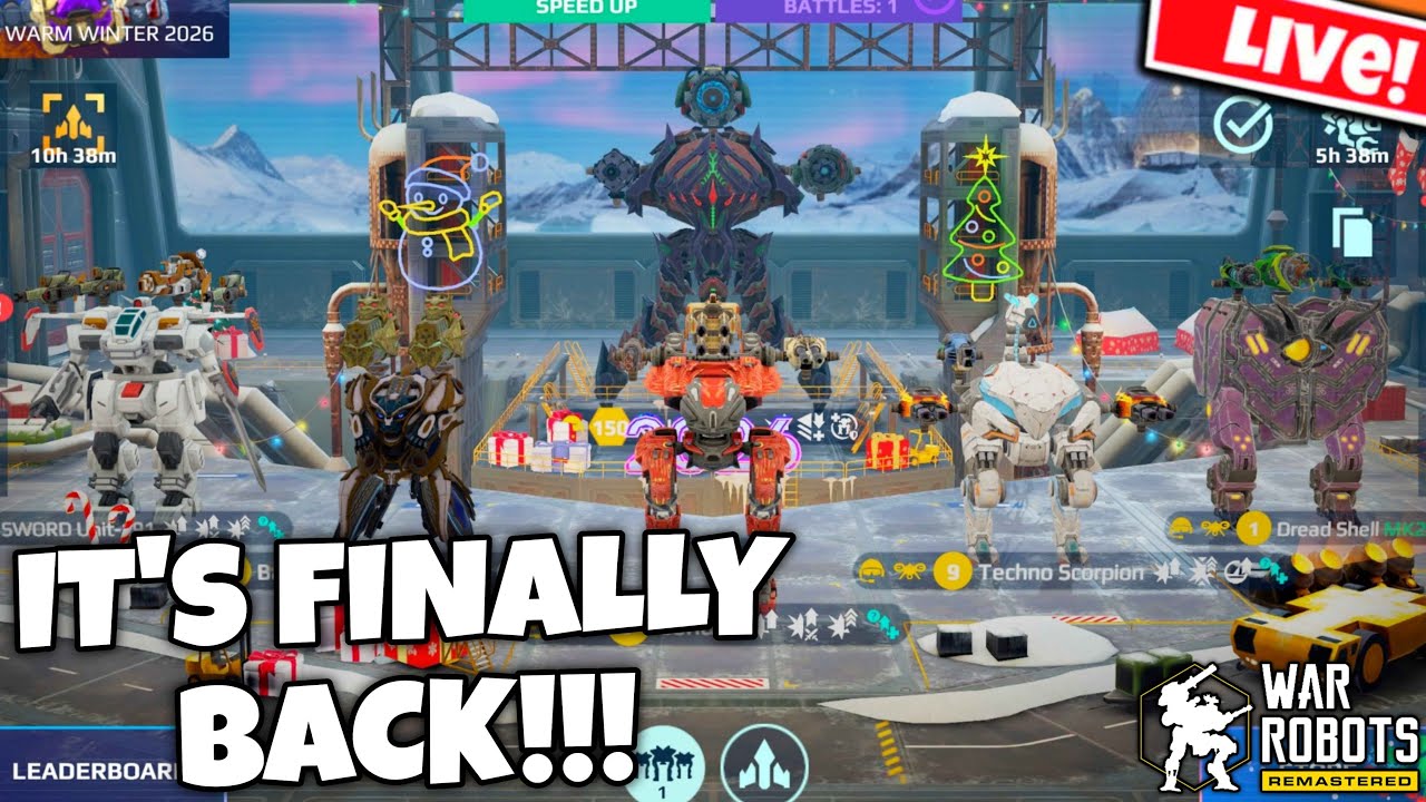 I'M BACK! My F2P Baby Account FINALLY Returns After 2 Years | War Robots 11.6