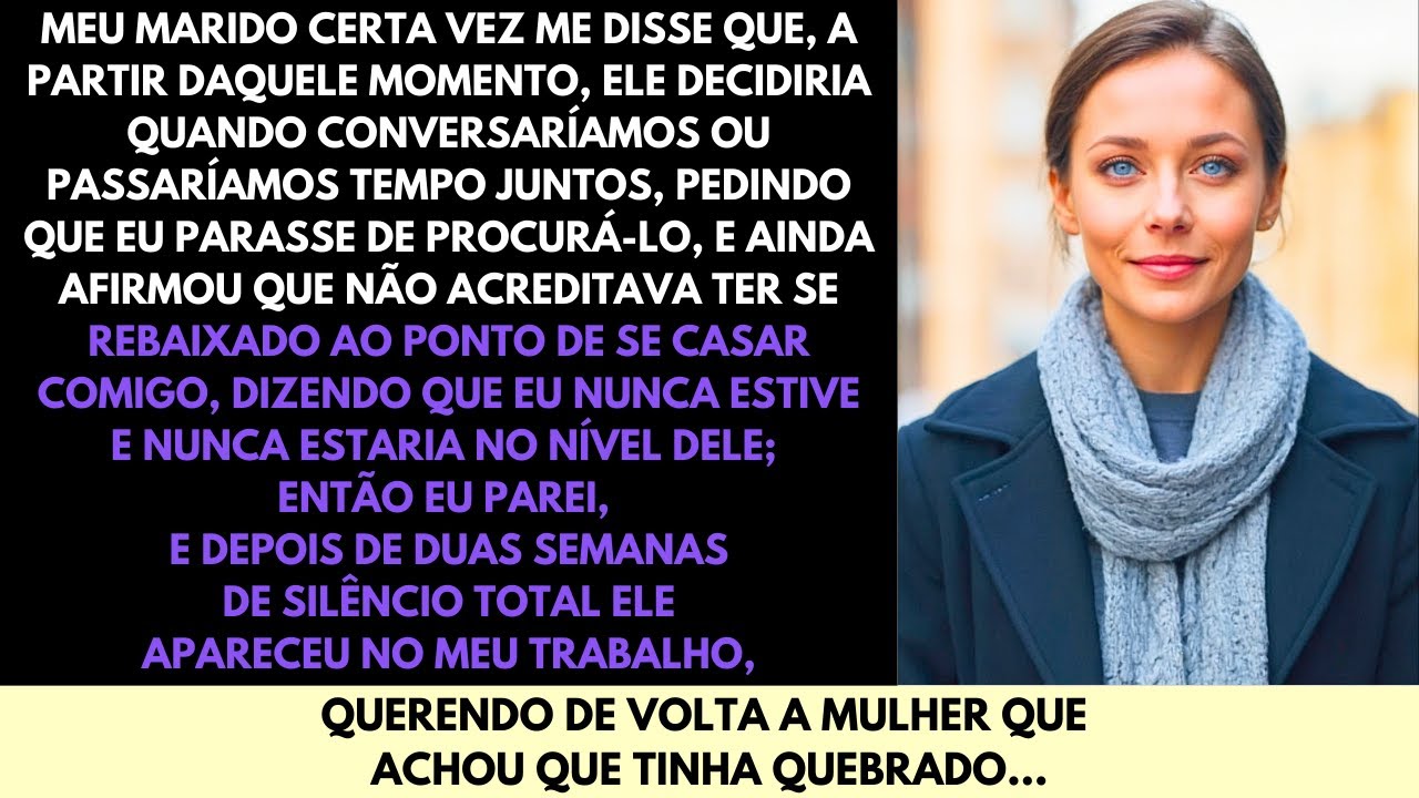Meu Marido Me Disse Que Nunca Alcançaria Seu Nível—Agora Vivo Além do Seu Luxo