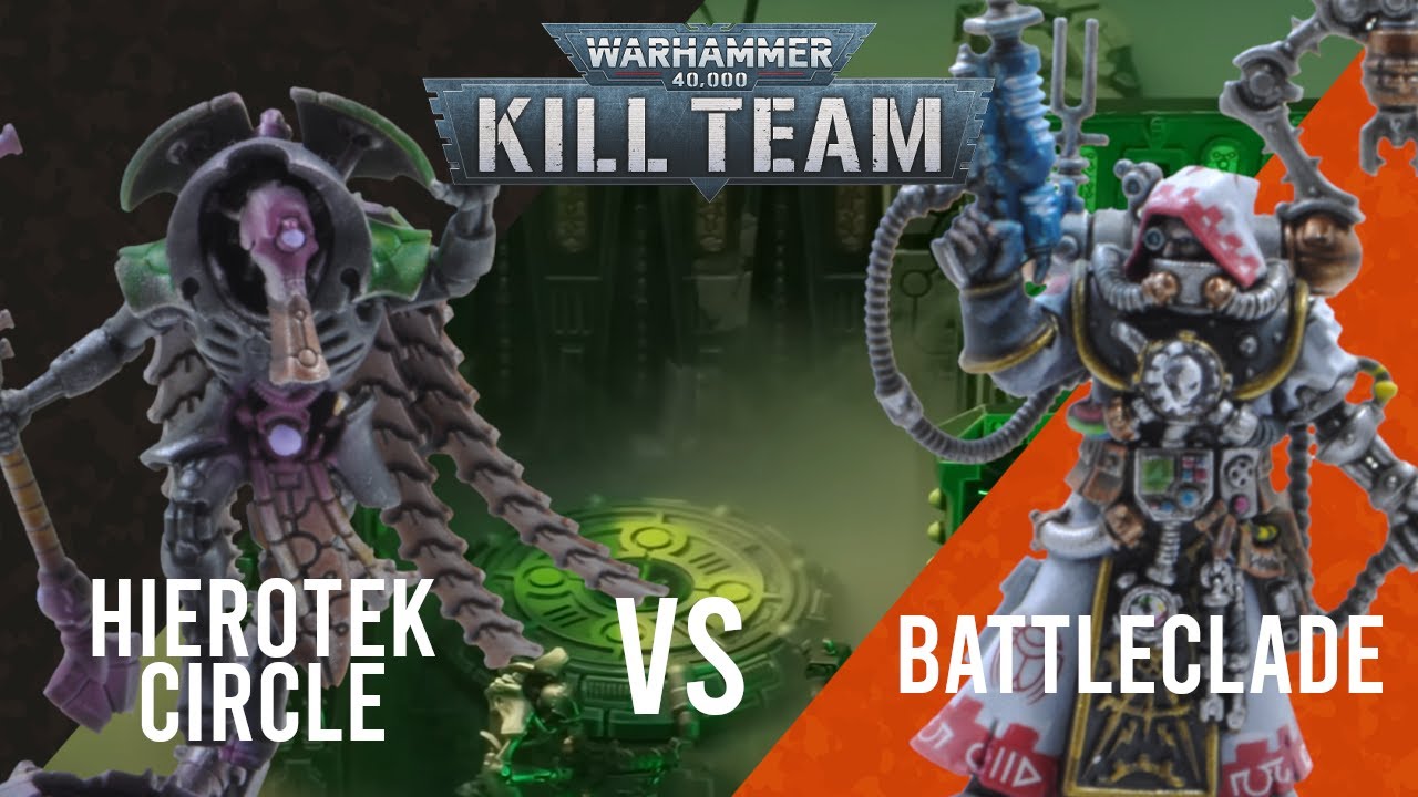 Hierotek Circle vs. Battleclade | Kill Team Live