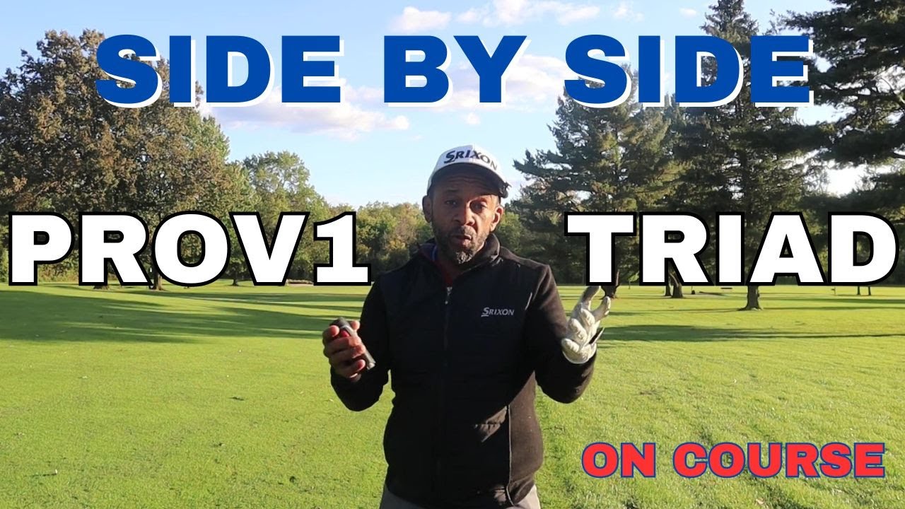 Titleist ProV1 vs Wilson Triad ON COURSE match up!