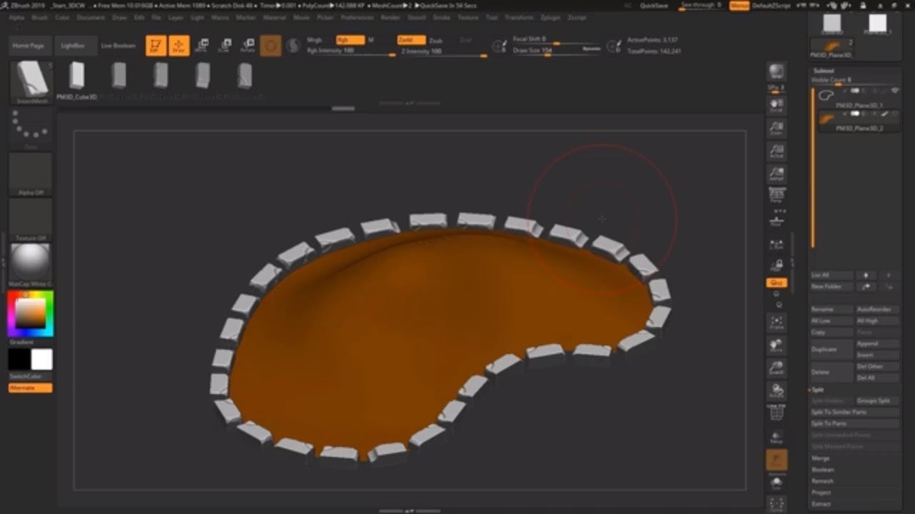Zbrush en 5 minutos #31 Como hacer pinceles InsertMultiMesh IMM