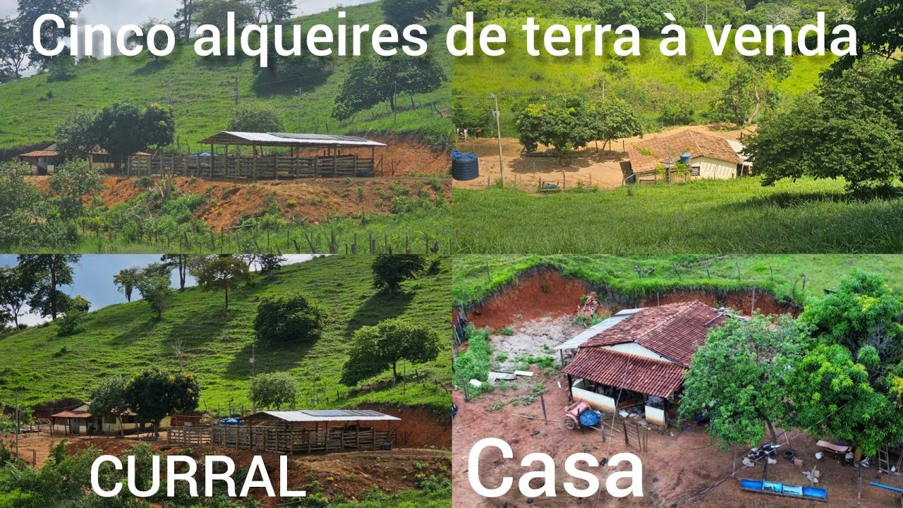 Cinco alqueires de terra à venda em Dom Cavati.
