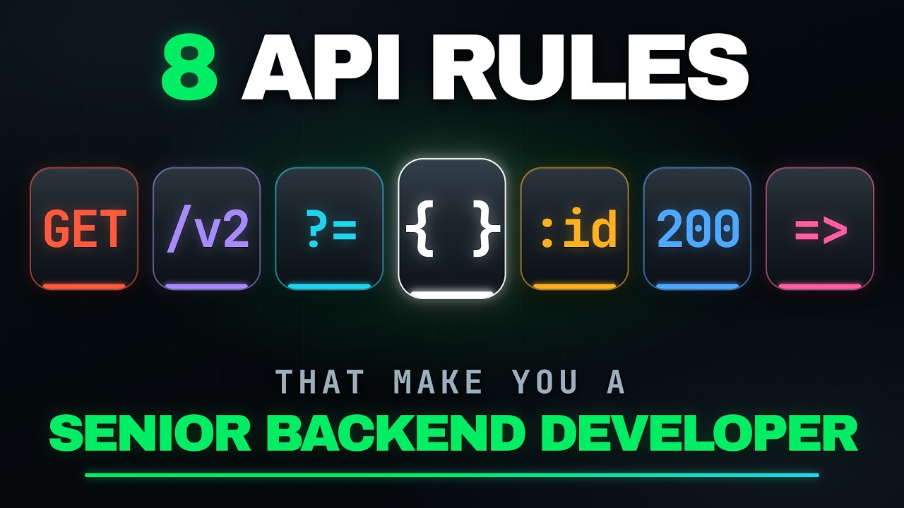 8 принципов API от Senior Backend-разработчика