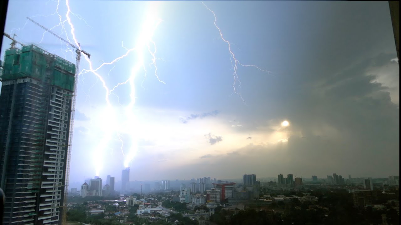 storm realtime, original sound, recorded on 12 April 2020, Kuala Lumpur.