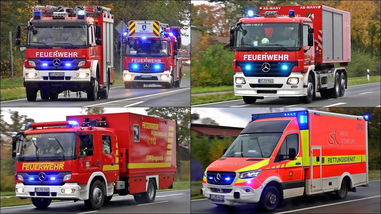 Flugzeugunfall | Großeinsatz für 700 Einsatzkräfte - Großübung am Flughafen Münster/Osnabrück 2023