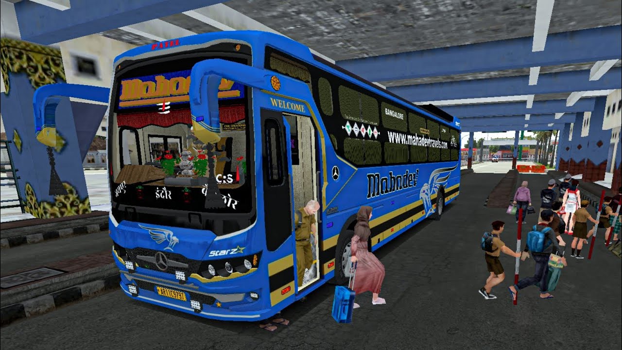 Mahadev Travels BS6 TATA Bus 🚌 | Indian Semi-Sleeper Driving 🇮🇳 | BUSSID 