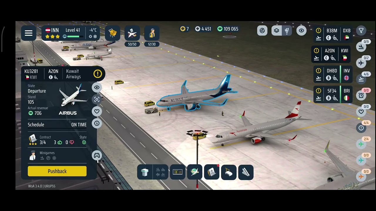 Innsbruck airport #33. Plane spotting. Gameplay. World of airports