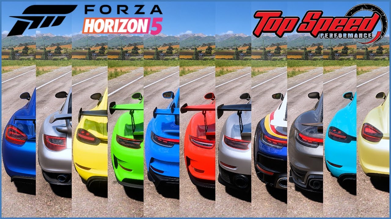 1959 - 2023 All Porsche Cars in Forza Horizon 5 | Speed Test