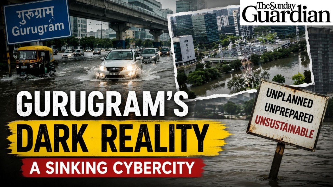 Gurugram Urban Flooding: The Dark Reality Behind India&rsquo;s Millennium City | Gurgaon News #gurugram