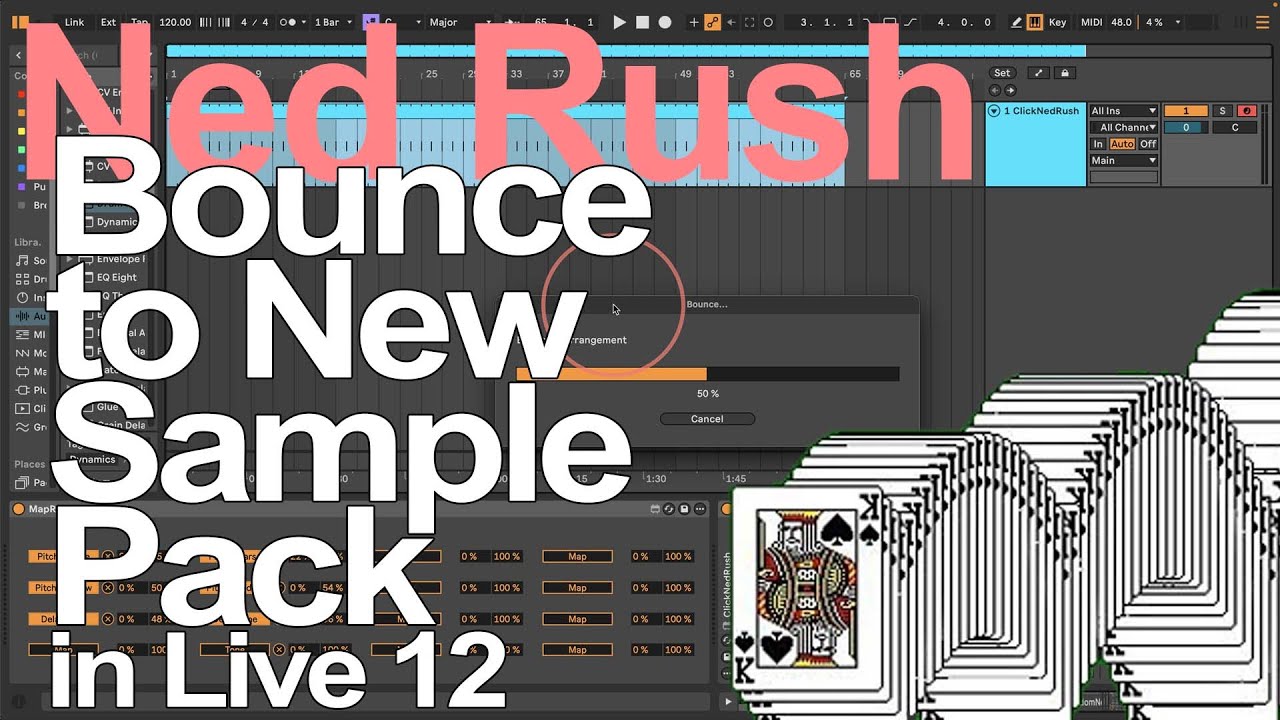 Ableton Live 12 — Bounce To New Sample Pack — Нед Раш