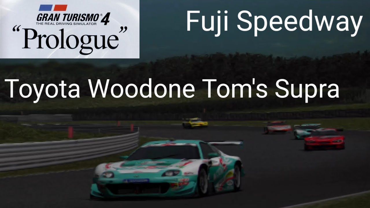Gran Turismo 4 Prologue Arcade Races - Toyota Woodone Tom's Supra Fuji Speedway Gameplay