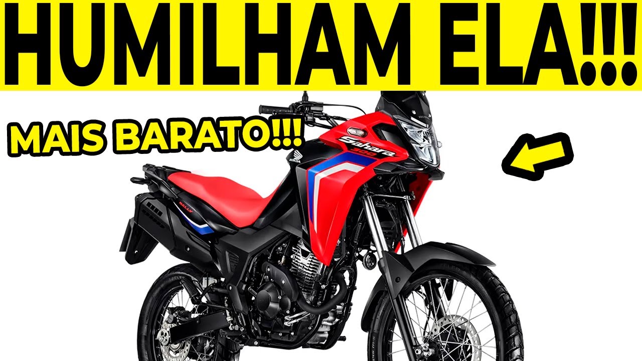 🚨🔥MOTOS QUE HUMILHAM A SAHARA 300 E SÃO ATÉ MAIS BARATAS QUE ELA EM 2025!!!🔥🚨