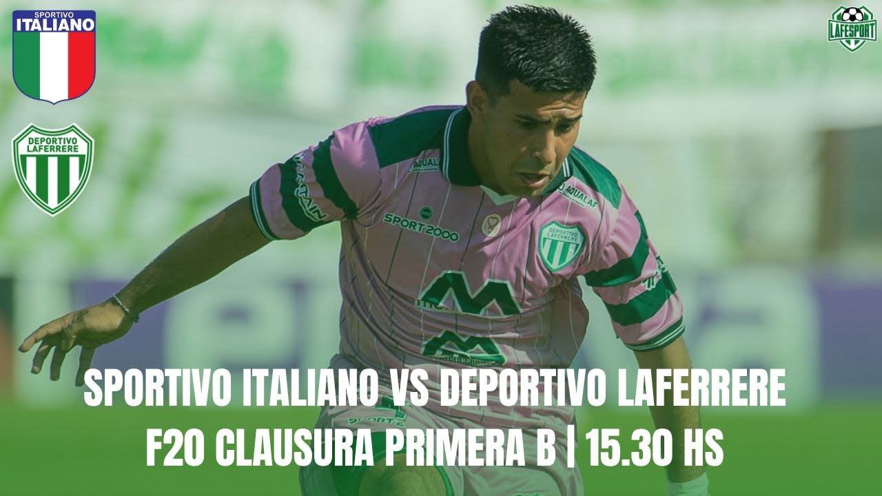 SPORTIVO ITALIANO VS DEPORTIVO LAFERRERE | FECHA 20 | TORNEO CLAUSURA