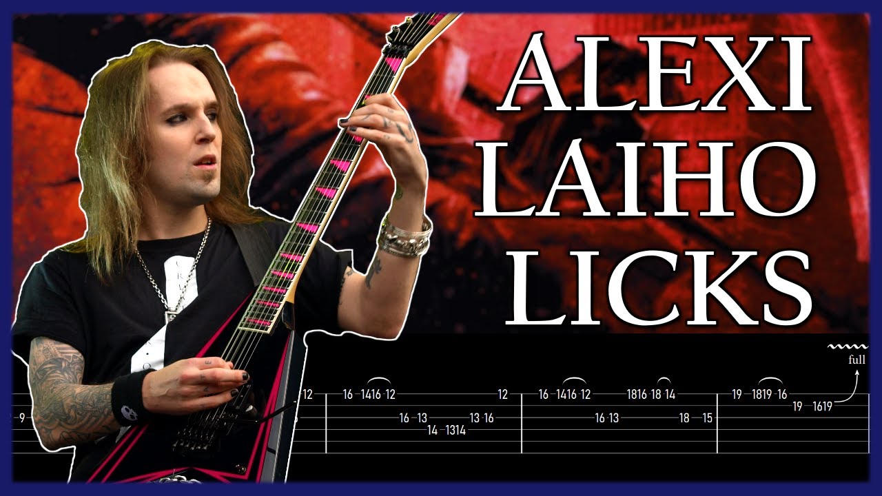 ALEXI LAIHO Signature Guitar Licks: Tab, Technique & Tutorial