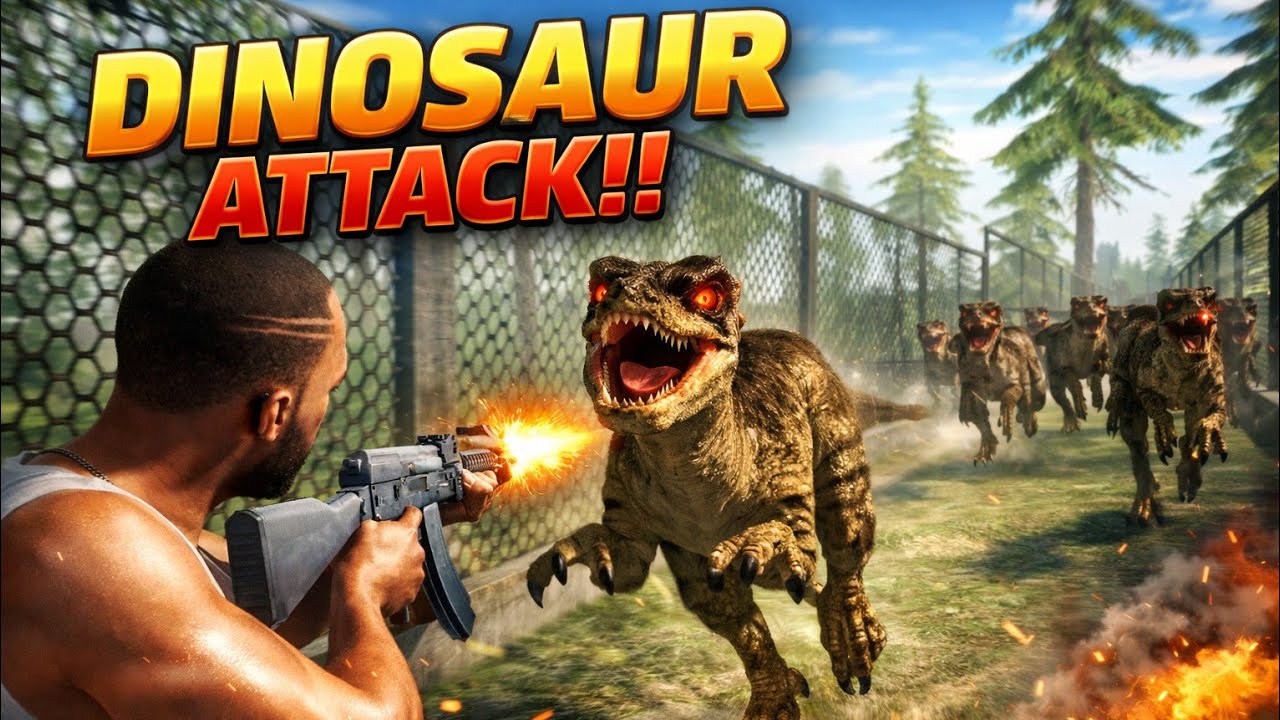 Dainosaur attack in Indian Bike Driving game 🤯🤯#viral #indianbikedriving #viralvideo