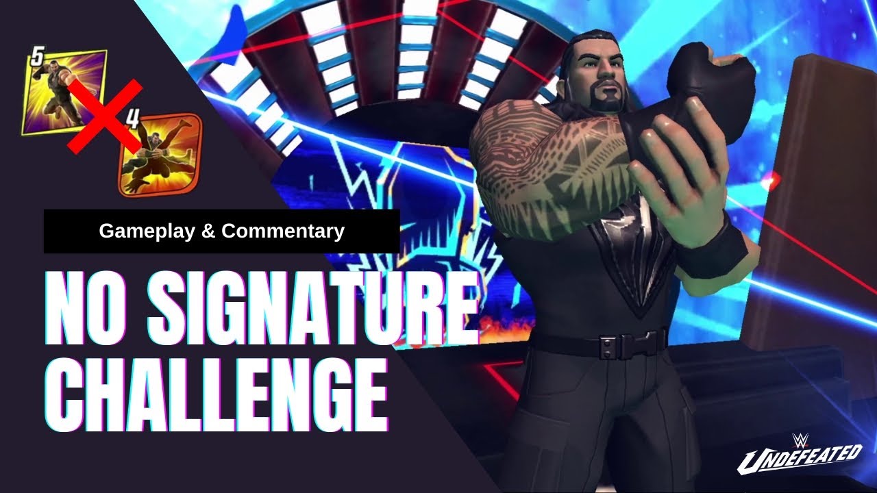 No Signature Moves Challenge ft. Roman Reigns | WWE Undefeated