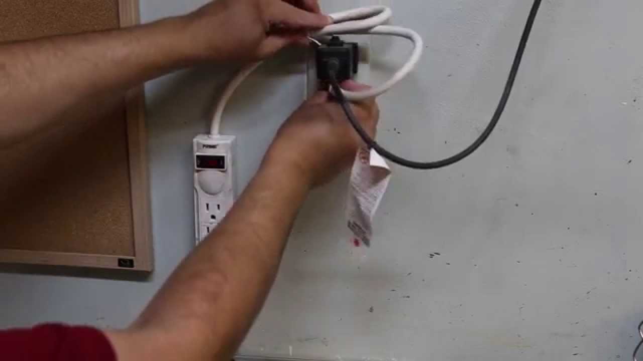Quick Tip: How to attach a power-strip / surge-protector to a wall (drywall)