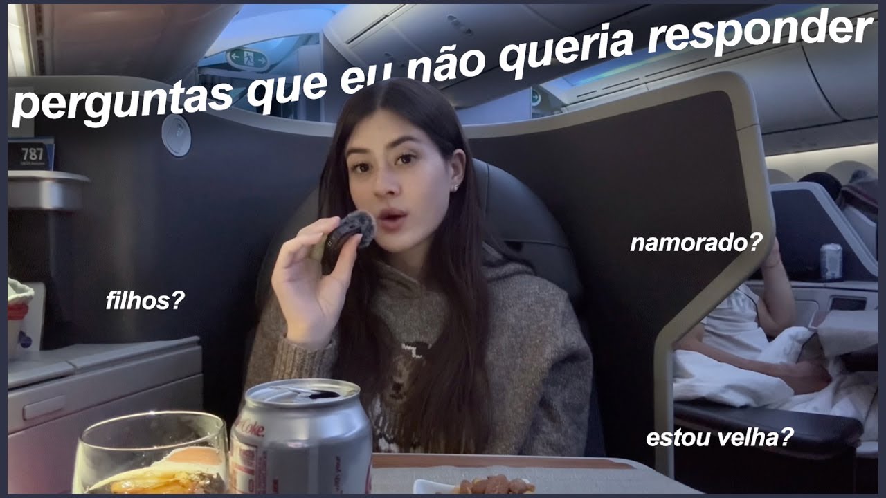 respondendo perguntas íntimas... enquanto viajo para outro país